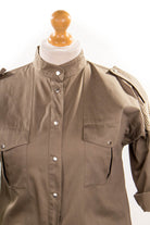 khaki Vintage Shirt Armystyle