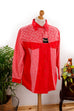 Vintage Westernhemd rot weiß Muster