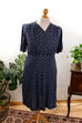 40er Jahre Baumwollkleid blau Default Title 30er 40er 50er blau Frau M 40-42 real-rockabilly Rockabilly Special vintageberlin.de