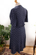 40er Jahre Baumwollkleid blau 30er 40er 50er blau Frau M 40-42 real-rockabilly Rockabilly Special vintageberlin.de