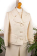 Winterkostüm creme Wolle