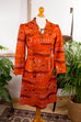 60s Minikleid orange braun Default Title 60er braun Disco Frau M 40-42 orange real-disco real-schlager S 36-38 Schlager Special vintageberlin.de