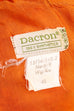 60s Minikleid orange braun 60er braun Disco Frau M 40-42 orange real-disco real-schlager S 36-38 Schlager Special vintageberlin.de