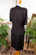 80er Powerdress Anzug schwarz 80er 90er Abendmode Frau real-80er Rockabilly S 36-38 schwarz Sekretärin Special vintageberlin.de