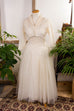 Vintage Brautkleid + Jäckchen Default Title 50er 60er Boho boho-wedding Frau Hochzeit Special weiß XS 32-34 vintageberlin.de