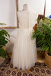 Vintage Brautkleid + Jäckchen 50er 60er Boho boho-wedding Frau Hochzeit Special weiß XS 32-34 vintageberlin.de