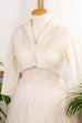 Vintage Brautkleid + Jäckchen 50er 60er Boho boho-wedding Frau Hochzeit Special weiß XS 32-34 vintageberlin.de