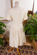 50er Jahre Brautkleid weiß