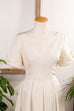50er Jahre Brautkleid weiß