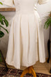 50er Jahre Brautkleid weiß