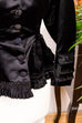 viktorianisches Oberteil Seide Frau Gothic S 36-38 schwarz Special viktorianisch vor 1920 vintageberlin.de