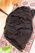 Vintage Patchworkjacke schwarz