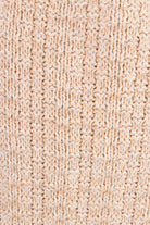 Baumwoll Strickweste beige