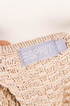 Baumwoll Strickweste beige