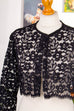 Bolero Jäckchen schwarz Spitze 60er 70er Abendmode Boho Frau M 40-42 schwarz vintageberlin.de