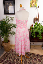 Disco Neckholder Sommerkleid rosa