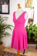 Tanzkleid pink Glitzer 60er 70er Abendmode Frau Petticoat pink real-rockabilly Rockabilly rosa S 36-38 Special XS 32-34 vintageberlin.de