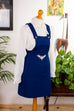 Rüschenbluse weiß bestickt Default Title 70er 80er Boho Disco Frau Rockabilly S 36-38 Sekretärin weiß vintageberlin.de