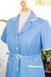 Vintage Schürzenkleid blau