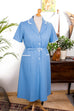 Vintage Schürzenkleid blau