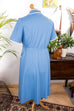 Vintage Schürzenkleid blau