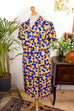 Disco Kleid bunte Punkte 60er 70er bunt Disco Frau L 44-46 real-disco Schlager vintageberlin.de