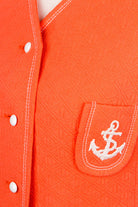Minikleid orange maritim