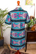 Vintage Disco Kleid bunt 60er 70er bunt Disco Frau M 40-42 real-disco Schlager Special vintageberlin.de