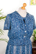 50s Kostüm blau 2tlg