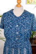 50s Kostüm blau 2tlg