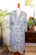 40er Jahre Kleid hellblau