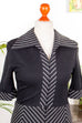 70s Strick Winterkleid 70er Frau Gothic M 40-42 Rockabilly Schlager schwarz Special vintageberlin.de