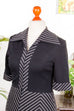 70s Strick Winterkleid 70er Frau Gothic M 40-42 Rockabilly Schlager schwarz Special vintageberlin.de