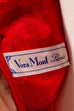 Hippiekleid blau rot Mohnblumen