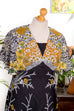 Hippie Maxikleid schwarz bunt 70er Abendmode Boho bunt Disco Frau Hippie L 44-46 real-boho Schlager schwarz Special vintageberlin.de