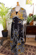 Hippie Maxikleid schwarz bunt 70er Abendmode Boho bunt Disco Frau Hippie L 44-46 real-boho Schlager schwarz Special vintageberlin.de