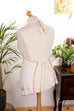 Vintage Kochschürze weiß bestickt 40er 50er bunt Frau M 40-42 Rockabilly weiß vintageberlin.de