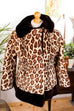 Vintage Lammfelljacke Flecken 60er 70er Boho braun Frau Hippie real-boho real-rockabilly Rockabilly S 36-38 Special vintageberlin.de