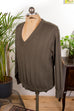 Vintage NVA Strickpulli khaki 70er 80er beige grau grün L 52-54 Mann XL 56-58 vintageberlin.de