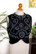 Art Deco Top schwarz bestickt Default Title 20er 30er Abendmode Boho Charleston Flapper&Charleston Frau Gothic M 40-42 S 36-38 schwarz Special vintageberlin.de