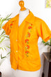 Vintage Bluse orange bestickt Default Title 60er 70er Disco Frau Hippie M 40-42 orange real-boho real-disco real-rockabilly real-schlager Rockabilly S 36-38 Schlager Special vintageberlin.de