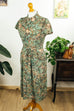50er Sommerkleid bunt Seide