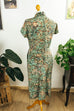 50er Sommerkleid bunt Seide