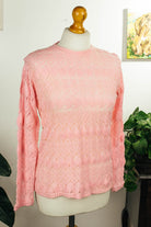 Vintage Spitzentop rosa