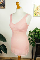 Nylon Unterkleid rosa
