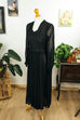 Chiffon Abendkleid schwarz 30er 40er Abendmode Frau Rockabilly S 36-38 schwarz Special vintageberlin.de