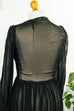 Chiffon Abendkleid schwarz 30er 40er Abendmode Frau Rockabilly S 36-38 schwarz Special vintageberlin.de