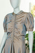 40er Abendkleid Taft + Tasche 30er 40er Abendmode blau Frau S 36-38 Special vintageberlin.de