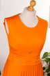 Vintage Schlager Kleid orange
