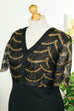 Vintage Abendkleid schwarz gold